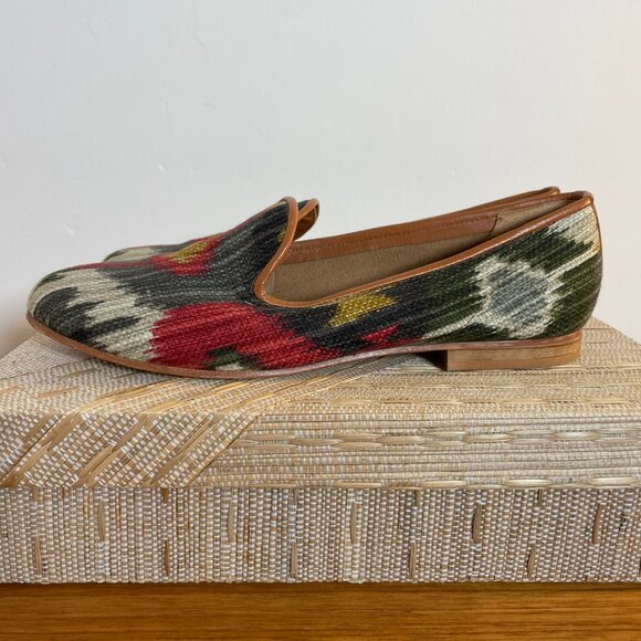 Ramon Tenza Flats Loafers Sz 9 Aztec Boho - Picture 3 of 9